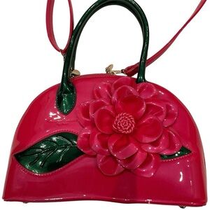 Candace Christian Rockabilly Rose Vinyl Bag